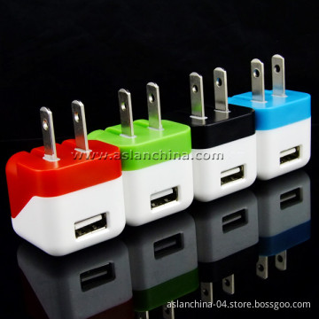 5V 1A Us USB AC Wall Plug Charger
